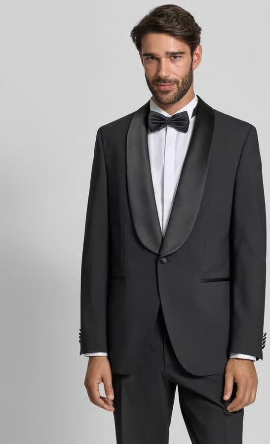 Boss Regular fit smoking van scheerwolmix model 'JASPER TUX' - Foto 2