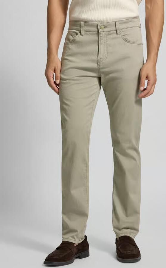 Boss Regular fit stoffen broek van katoenmix model 'RE.MAINE5' - Foto 2