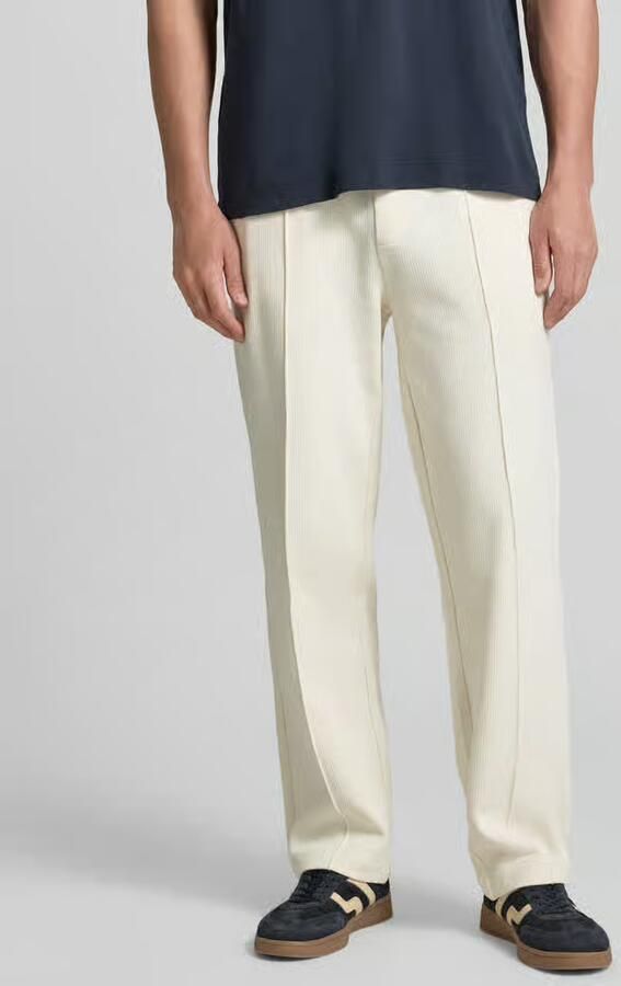 Boss regular fit stoffen broek van puur katoen model 'C-LEVETE 55' - Foto 3