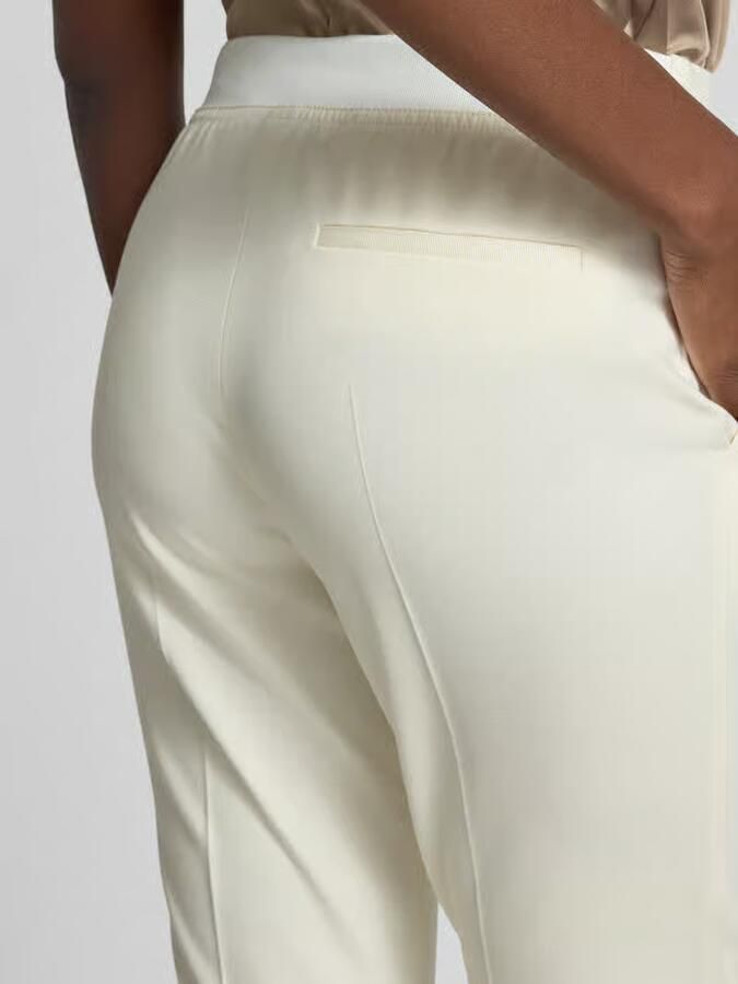 Boss regular fit stoffen broek van viscosemix model 'TAPRIA-CROP'