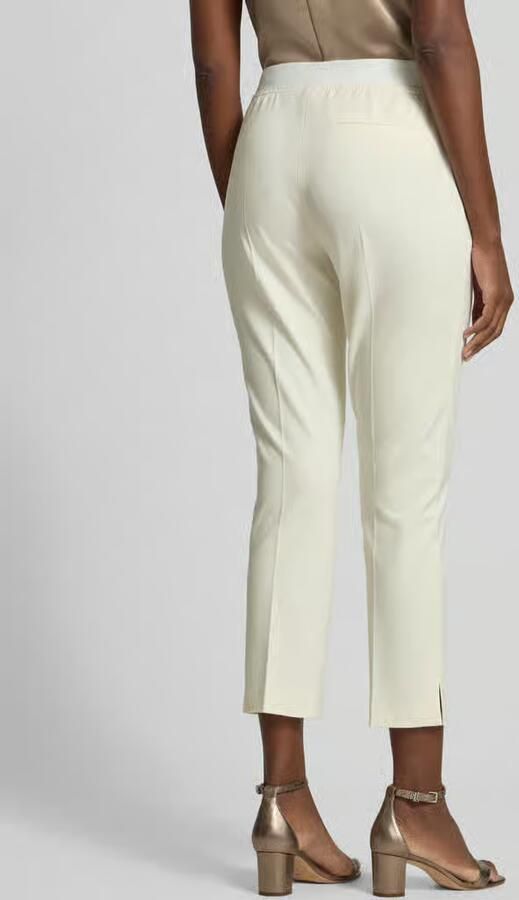 Boss regular fit stoffen broek van viscosemix model 'TAPRIA-CROP'