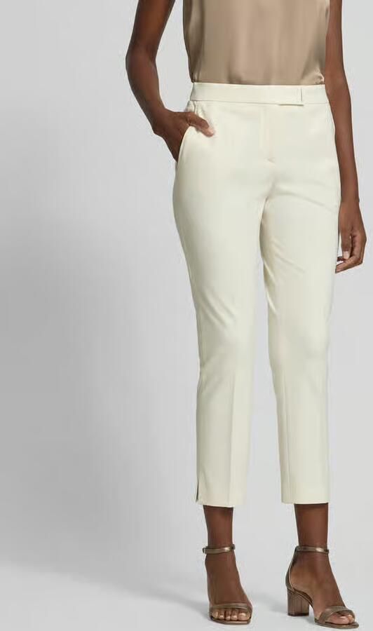 Boss regular fit stoffen broek van viscosemix model 'TAPRIA-CROP' - Foto 3