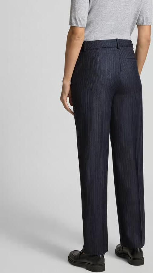Boss Regular fit stoffen broek van zuivere scheerwol model 'TILDA9'