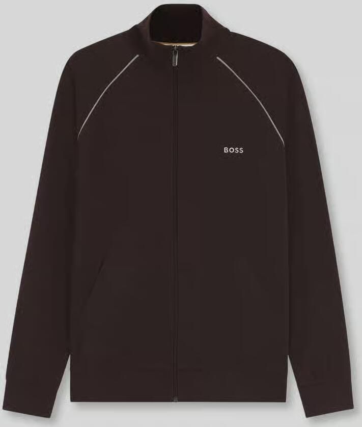Boss Regular fit sweatjack van katoenmix model 'Mix&Match' - Foto 3