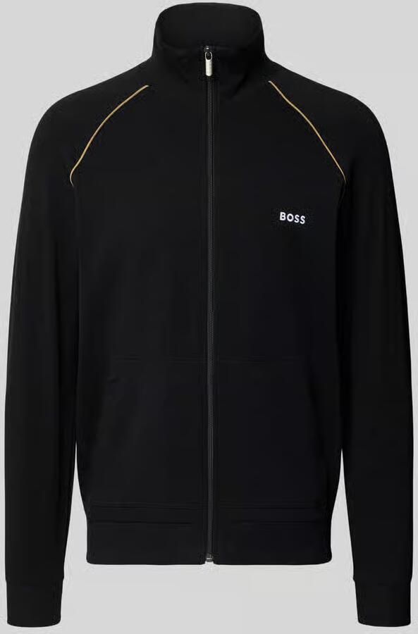 Boss Regular fit sweatjack van katoenmix model 'MIX&MATCH JACKET Z'