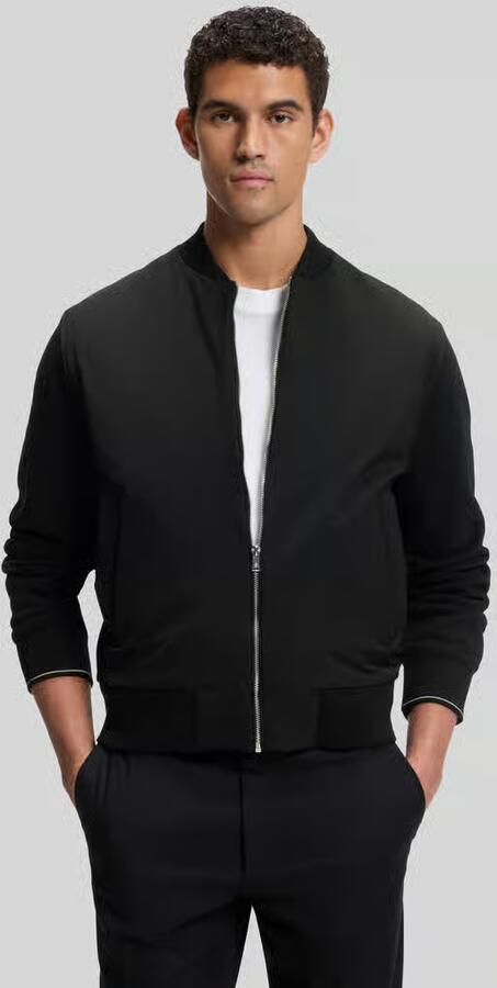 Boss Regular fit sweatjack van puur katoen model 'Skiles 55' - Foto 3