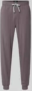 Boss regular fit sweatpants van katoenmix