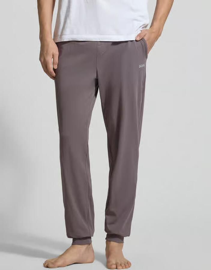 Boss regular fit sweatpants van katoenmix - Foto 2