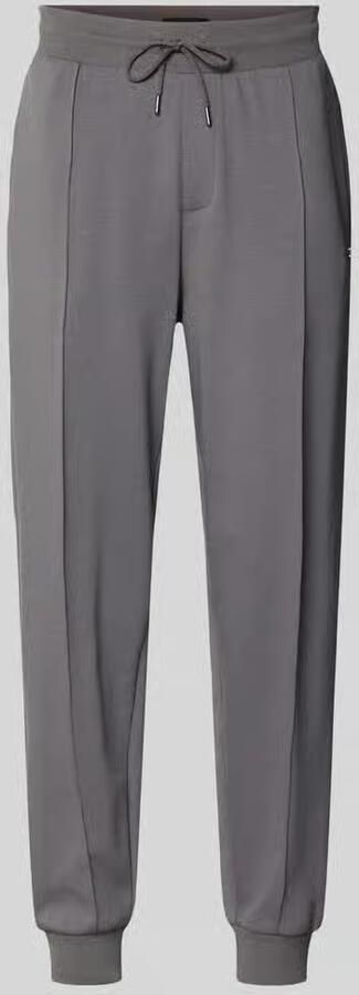 Boss Regular fit sweatpants van katoenmix model 'SENSE'