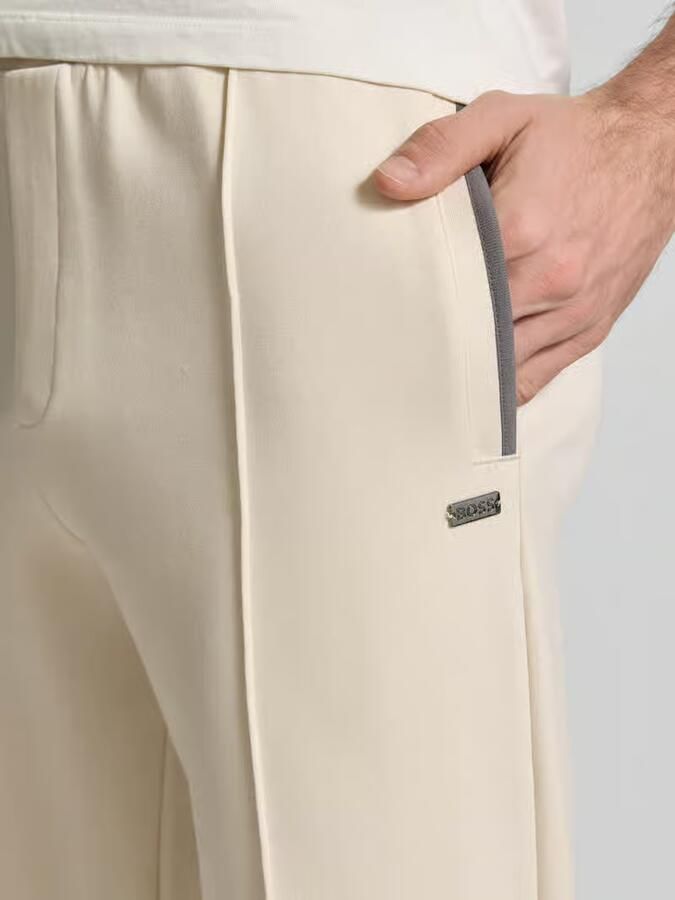 Boss Regular fit sweatpants van katoenmix model 'SENSE'