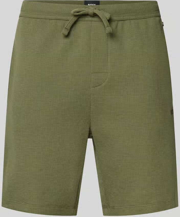 Boss regular fit sweatshort van katoenmix model 'WAFFLE SHORTS' - Foto 2