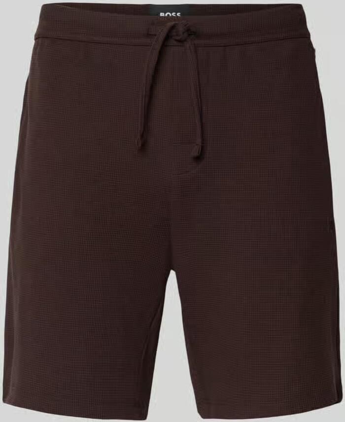 Boss regular fit sweatshort van katoenmix model 'WAFFLE SHORTS' - Foto 2