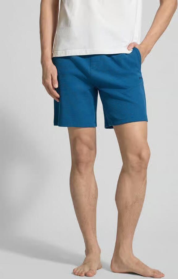 Boss regular fit sweatshort van katoenmix model 'WAFFLE SHORTS' - Foto 3