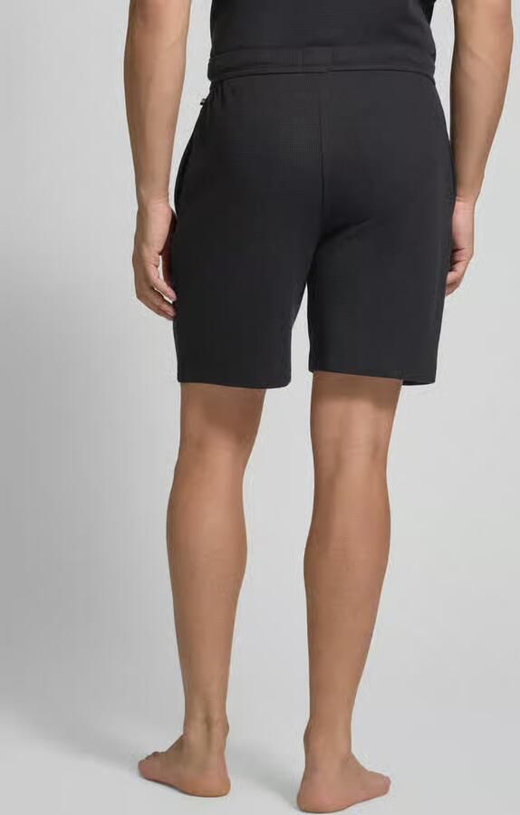 Boss regular fit sweatshorts met structuurpatroon - Foto 5