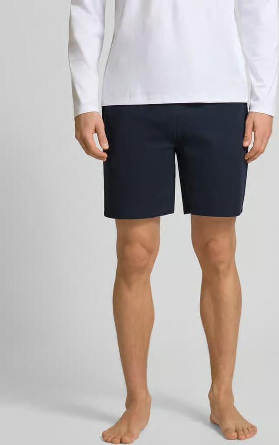 Boss regular fit sweatshorts met structuurpatroon - Foto 4