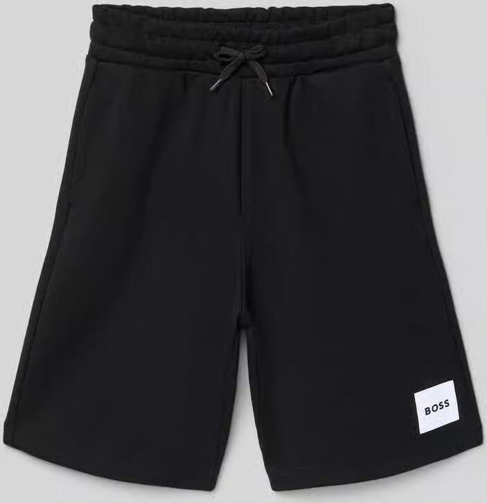 Boss regular fit sweatshorts met tunnelkoord - Foto 2