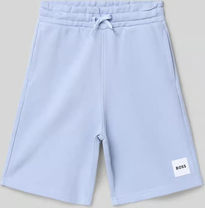 Boss regular fit sweatshorts met tunnelkoord - Foto 2