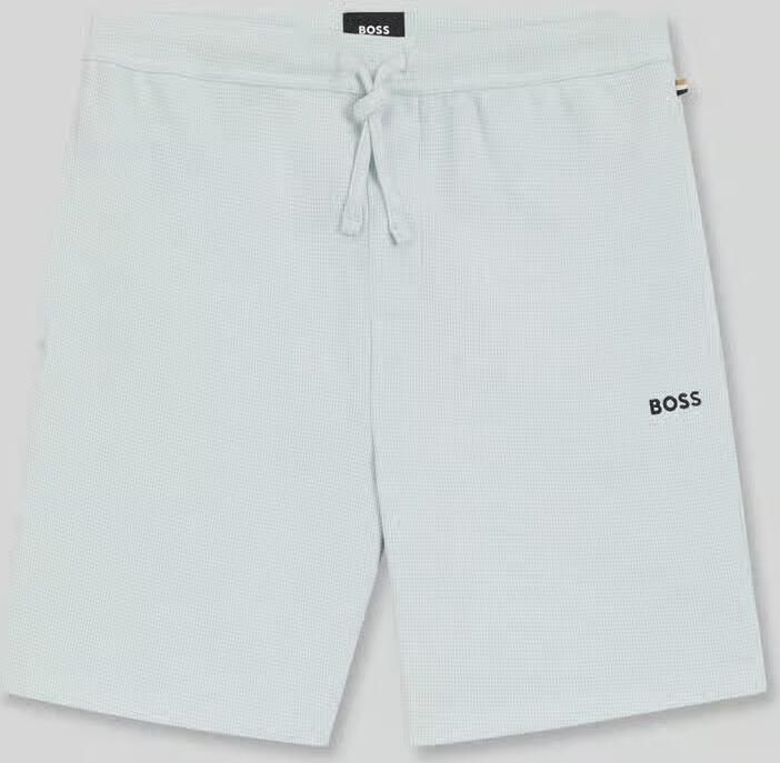 Boss regular fit sweatshorts van katoenmix - Foto 3