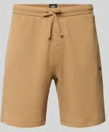 Boss regular fit sweatshorts van katoenmix