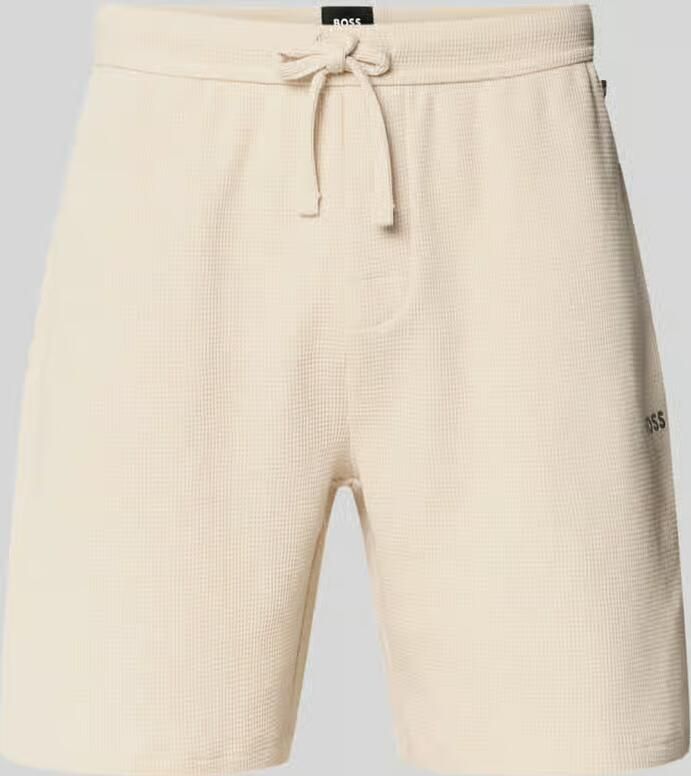 Boss Regular fit sweatshorts van katoenmix - Foto 2