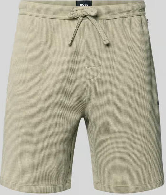 Boss regular fit sweatshorts van katoenmix - Foto 4