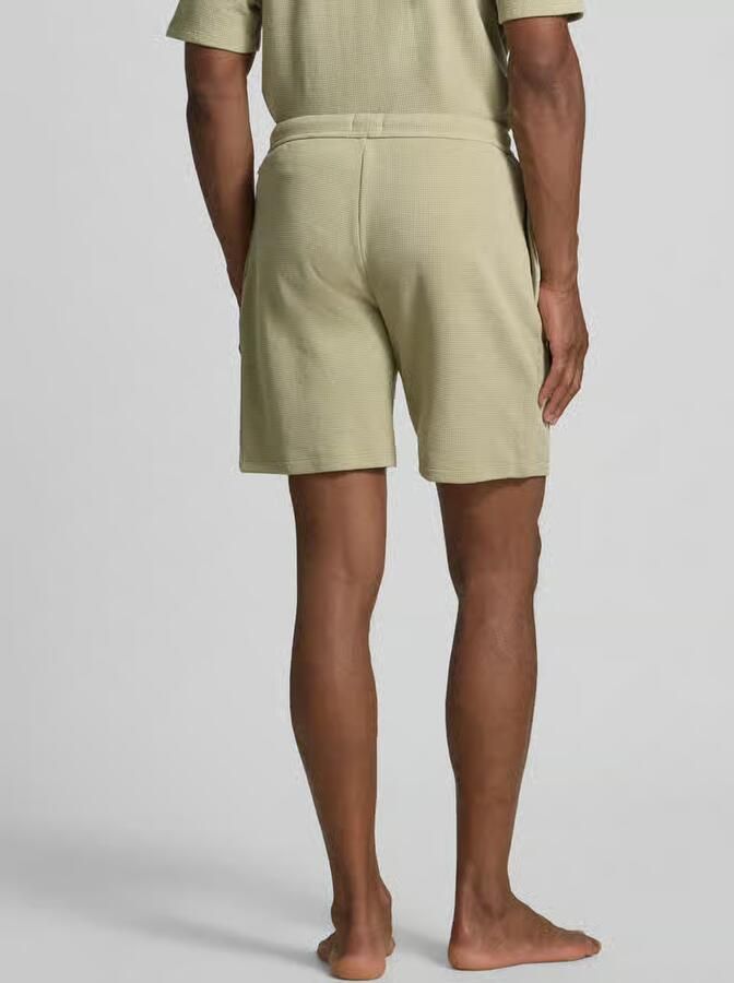 Boss regular fit sweatshorts van katoenmix