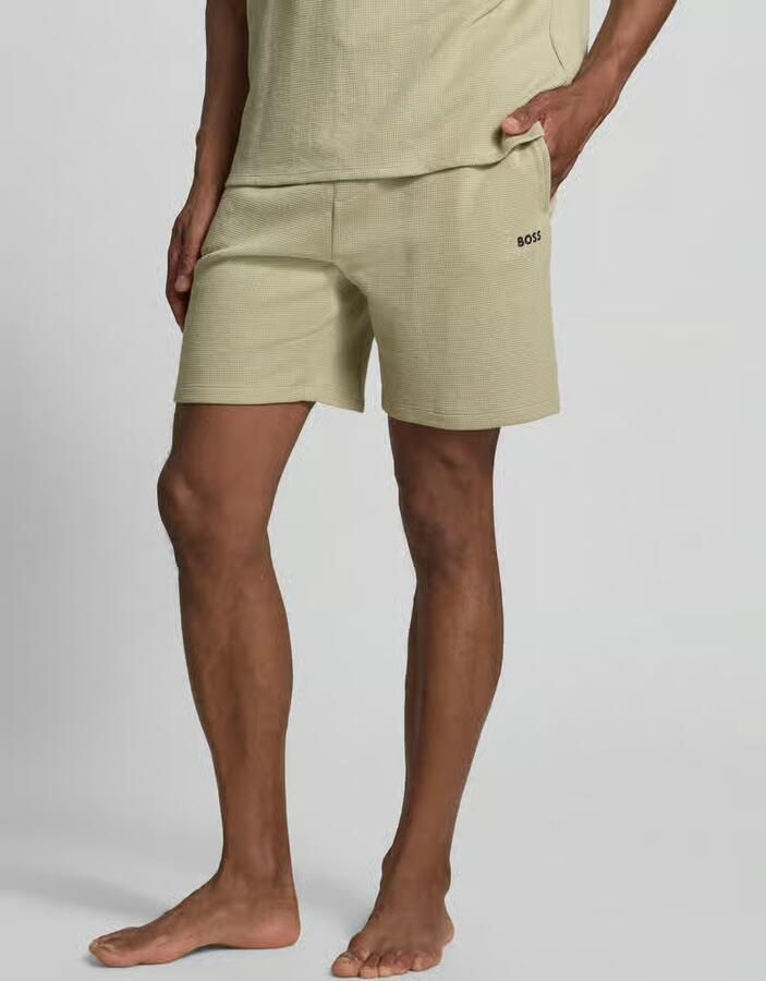 Boss regular fit sweatshorts van katoenmix - Foto 2