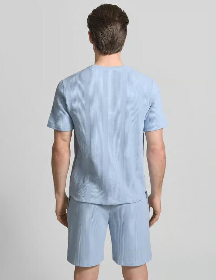 Boss regular fit t-shirt met wafelstructuur model 'STRUCTURE'