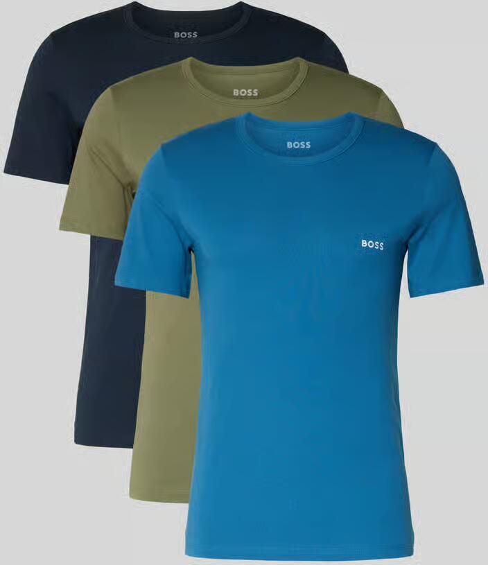 Boss regular fit T-shirt set van puur katoen in set van 3 - Foto 3
