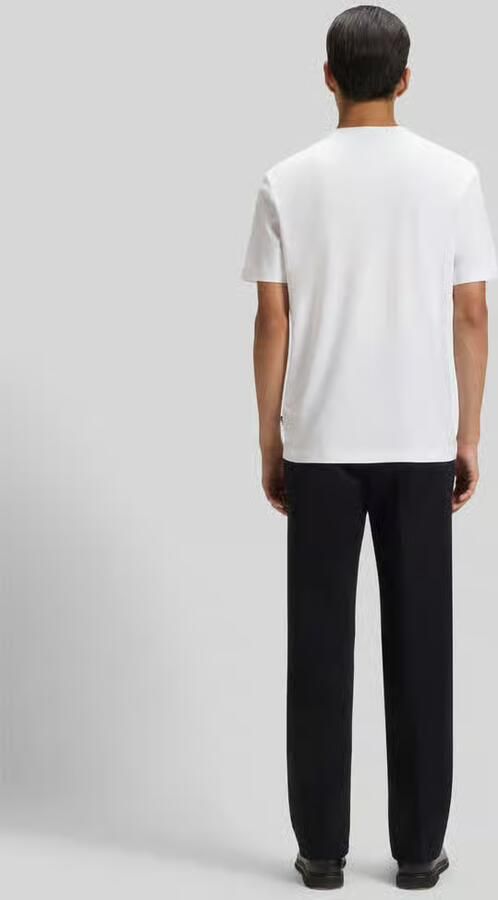 Boss Regular fit T-shirt van gemerceriseerd katoen model 'THOMPSON 656'