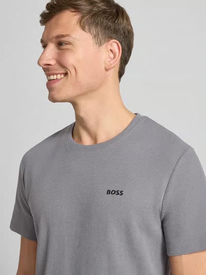 Boss Regular fit T-shirt van katoenmix - Foto 2