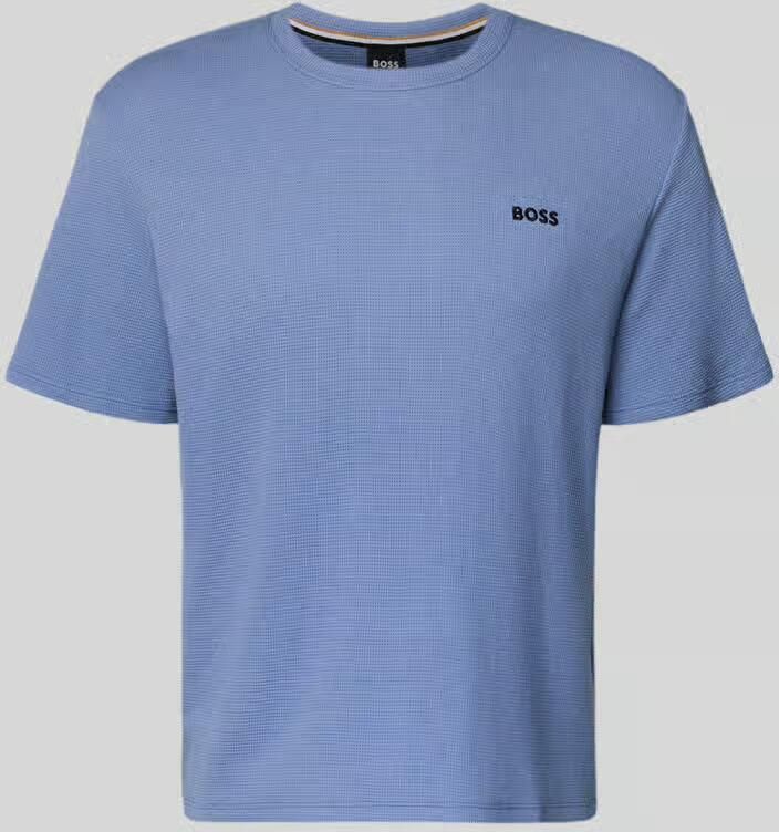 Boss Regular fit T-shirt van katoenmix