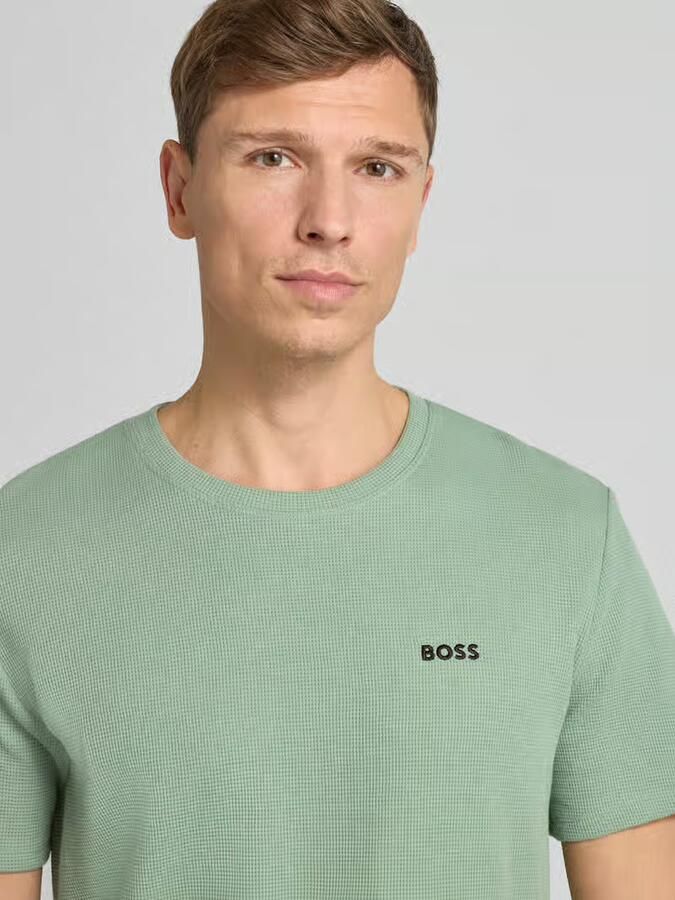Boss Regular fit T-shirt van katoenmix - Foto 2