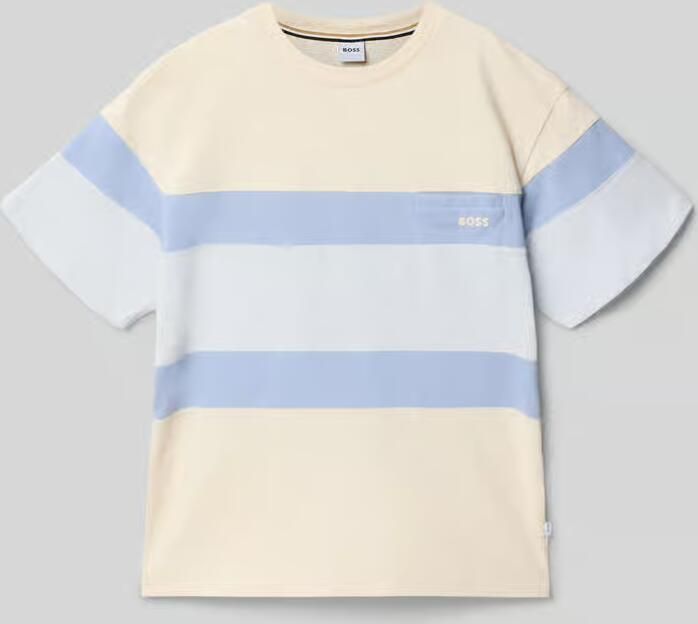 Boss Regular fit T-shirt van katoenmix - Foto 2