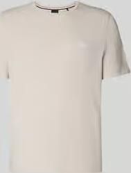 Boss regular fit T-shirt van katoenmix