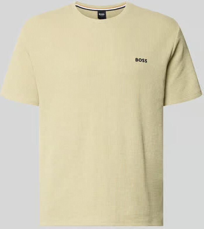 Boss regular fit T-shirt van katoenmix - Foto 2