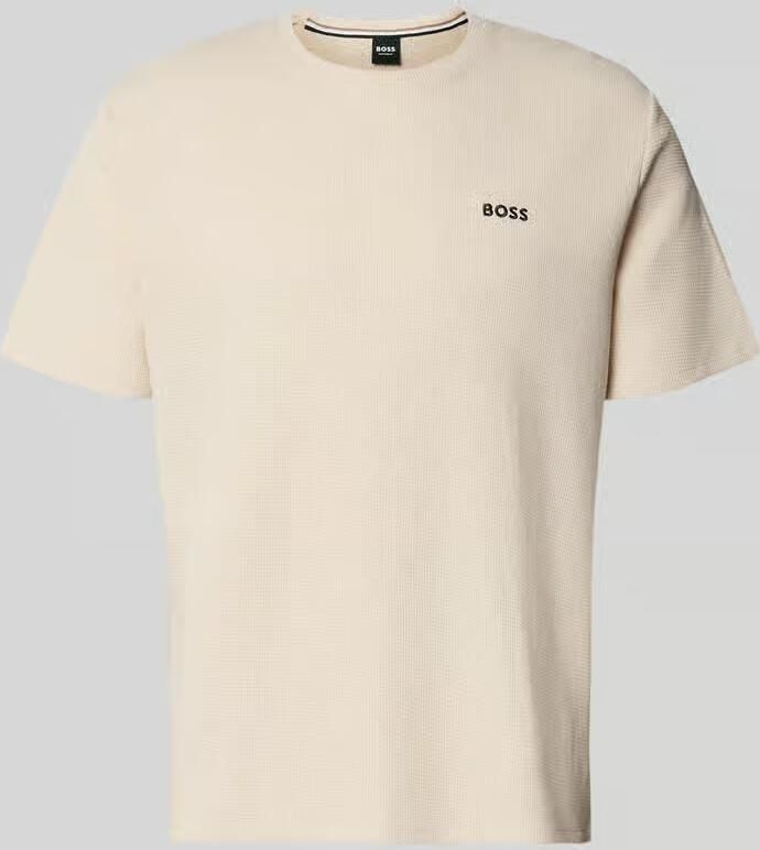 Boss regular fit T-shirt van katoenmix - Foto 2