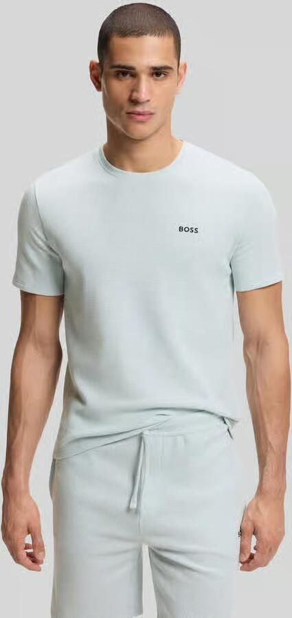 Boss regular fit T-shirt van katoenmix - Foto 5