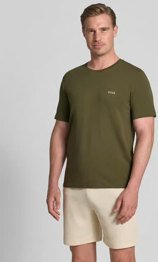 Boss regular fit T-shirt van katoenmix - Foto 3