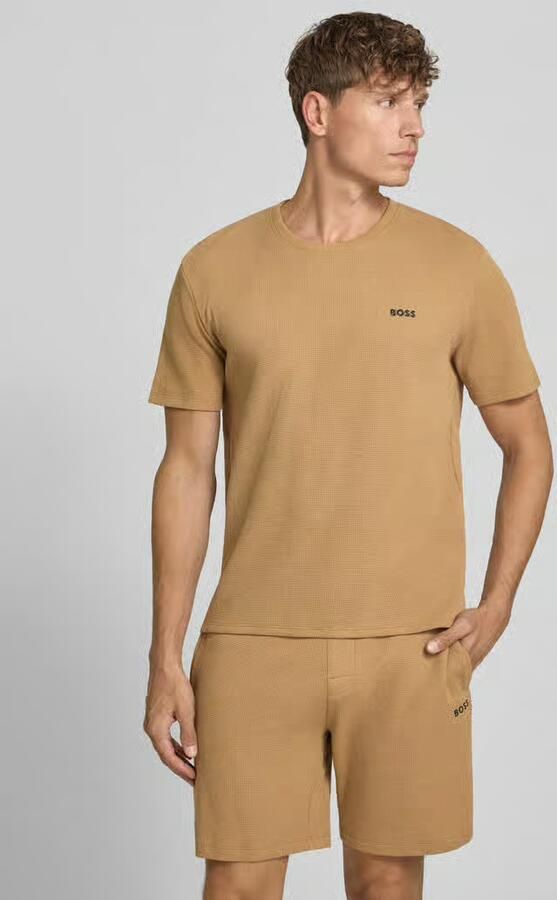Boss regular fit T-shirt van katoenmix - Foto 2