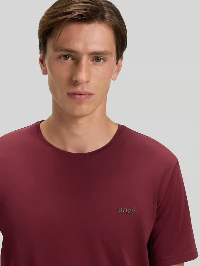 Boss Regular fit T-shirt van katoenmix model 'MIX&MATCH' - Foto 2