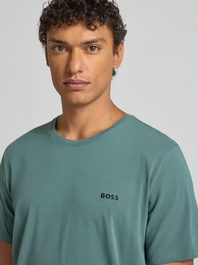 Boss Regular fit T-shirt van katoenmix model 'MIX&MATCH T-SHIRT R' - Foto 2