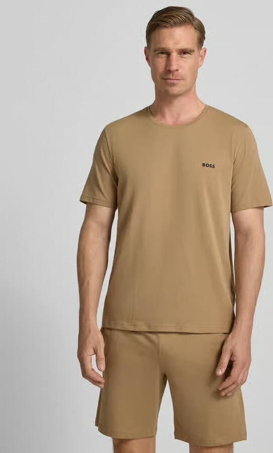 Boss Regular fit T-shirt van katoenmix model 'MIX & MATCH T-SHIRT R' - Foto 3