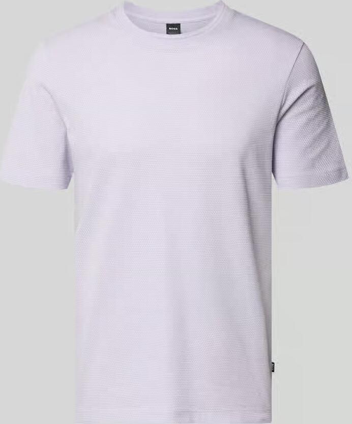 Boss Regular fit T-shirt van katoenmix model 'TIBURT 240' - Foto 2