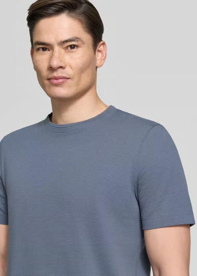 Boss Regular fit T-shirt van katoenmix model 'TIBURT 240'