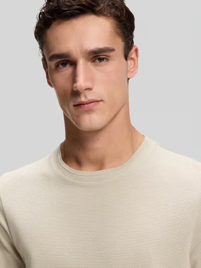 Boss Regular fit T-shirt van katoenmix model 'TIBURT 240'
