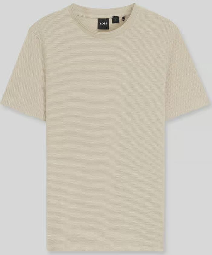 Boss Regular fit T-shirt van katoenmix model 'TIBURT 240' - Foto 2