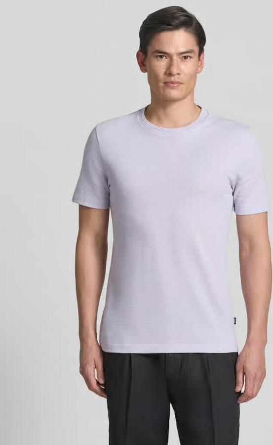 Boss Regular fit T-shirt van katoenmix model 'TIBURT 240' - Foto 3