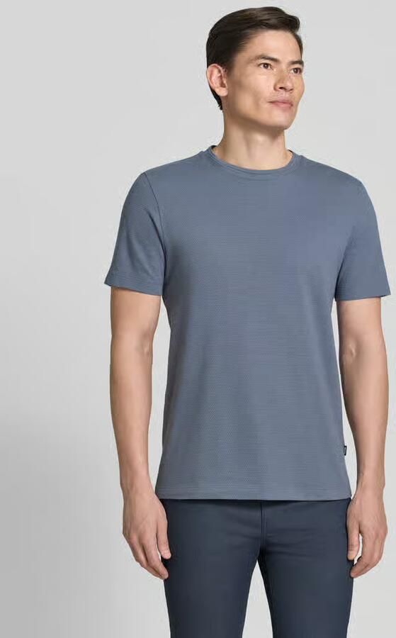 Boss Regular fit T-shirt van katoenmix model 'TIBURT 240' - Foto 4