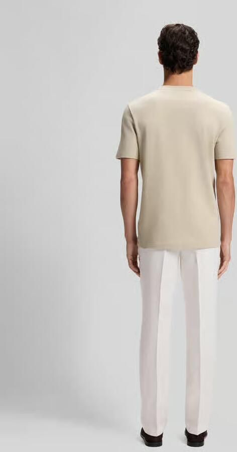 Boss Regular fit T-shirt van katoenmix model 'TIBURT 240' - Foto 2